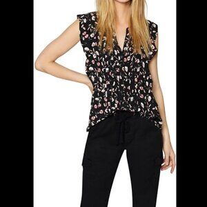 SANCTUARY Lillian Ruffled Floral  Top